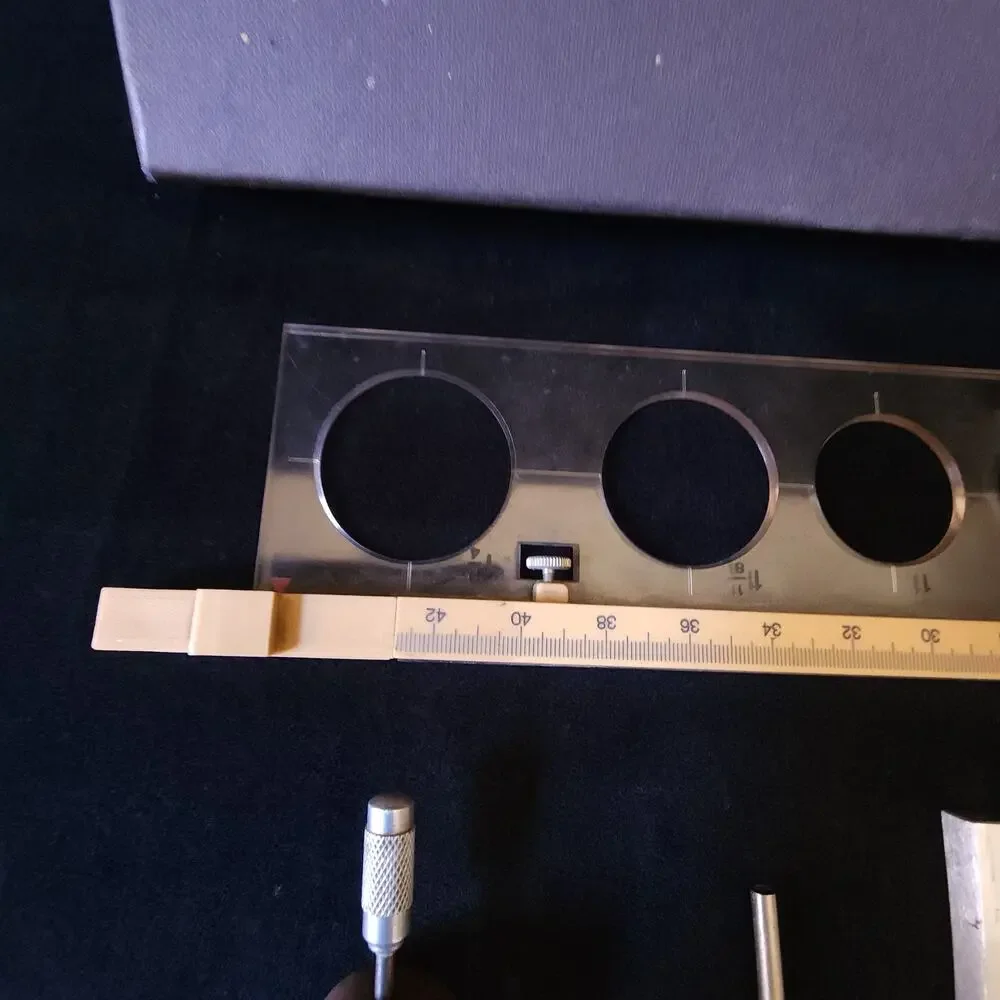 Vintage Tacro Circle Drafting Beam Instrument Tool Set 40